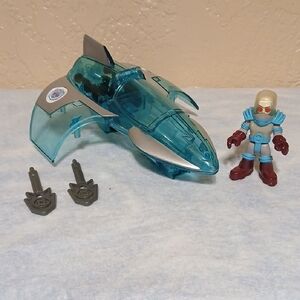 Fisher-Price Imaginext DC Super Friends Mr. Freeze Jet Blue Flying Vehicle